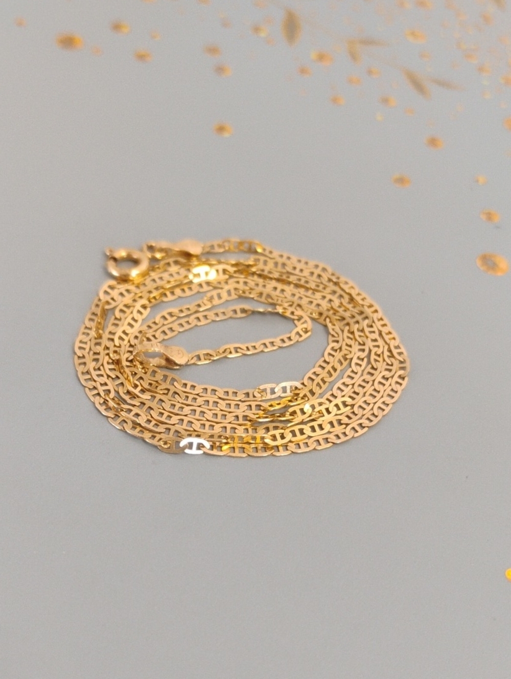 Solid 14 K Gold Valentino Necklace